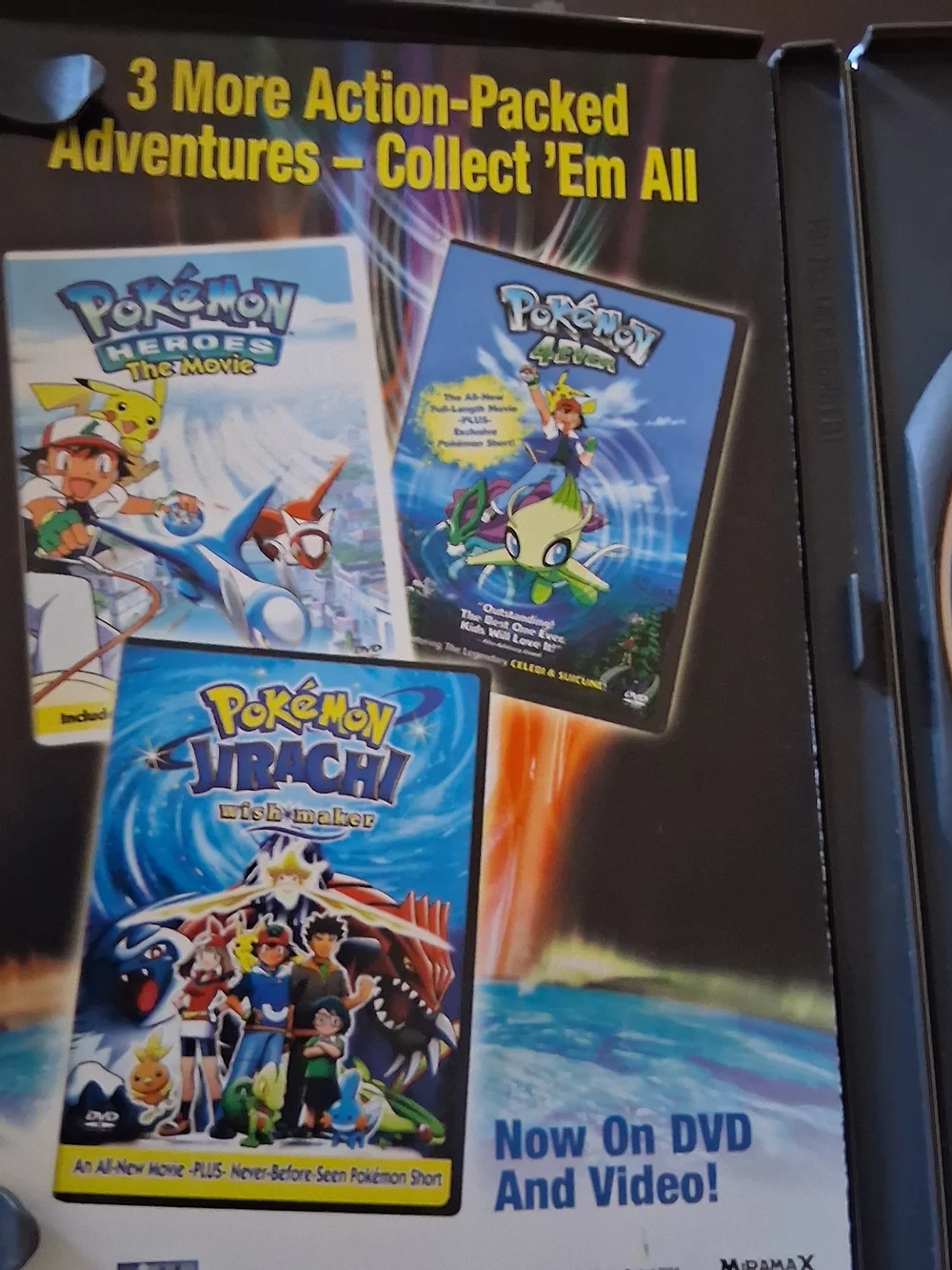 Pokemon Destiny Deoxys DVD — Purple, Blue, Red, Green(DVD &CARD 16/107 2005